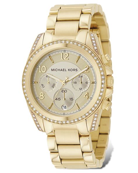 michael kors gold tone watch women& 39|Michael Kors Watch gold women's.